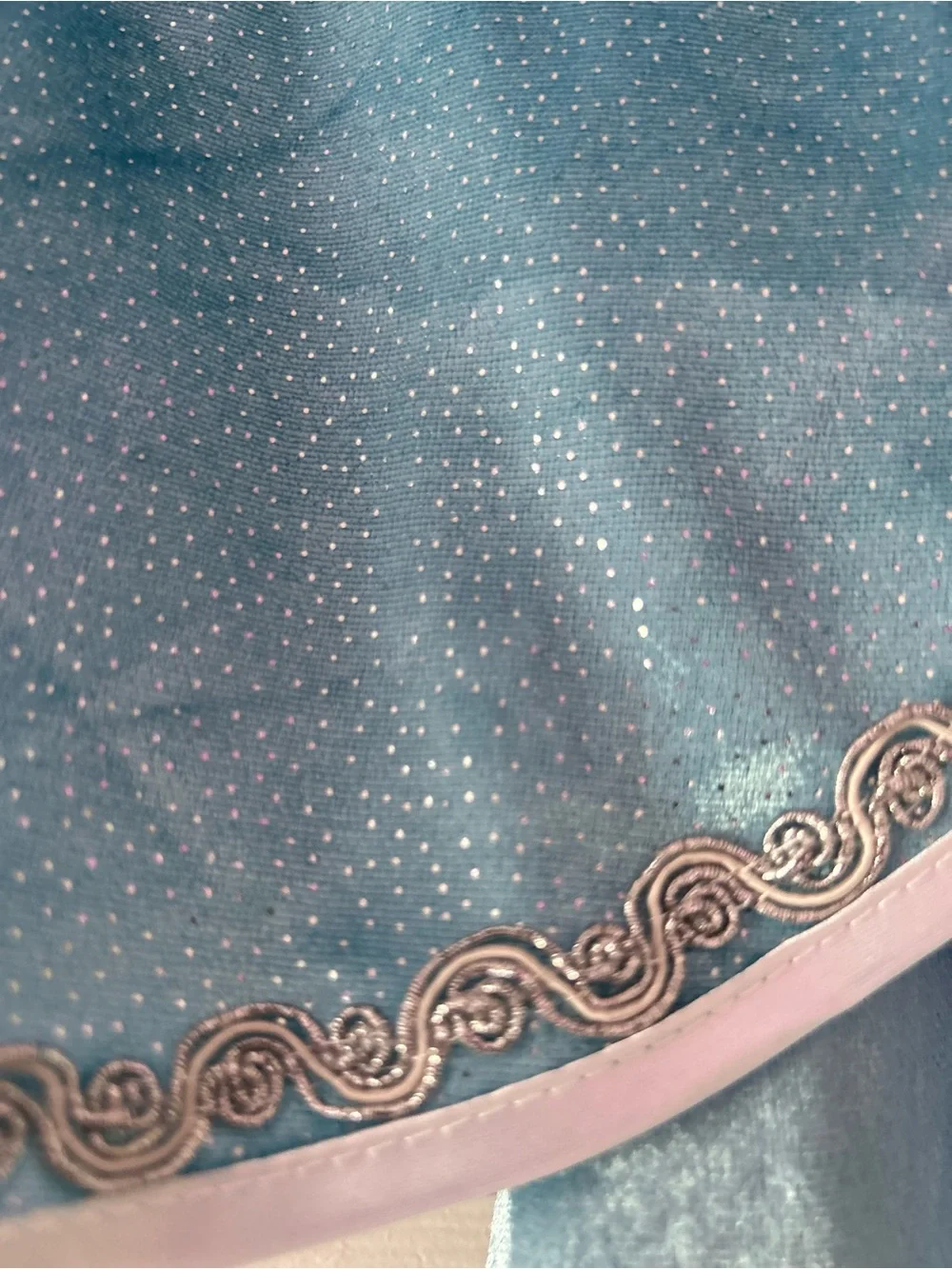Little adventures ice princess cloak size L/XL 5-9 years blue Elsa inspired soft